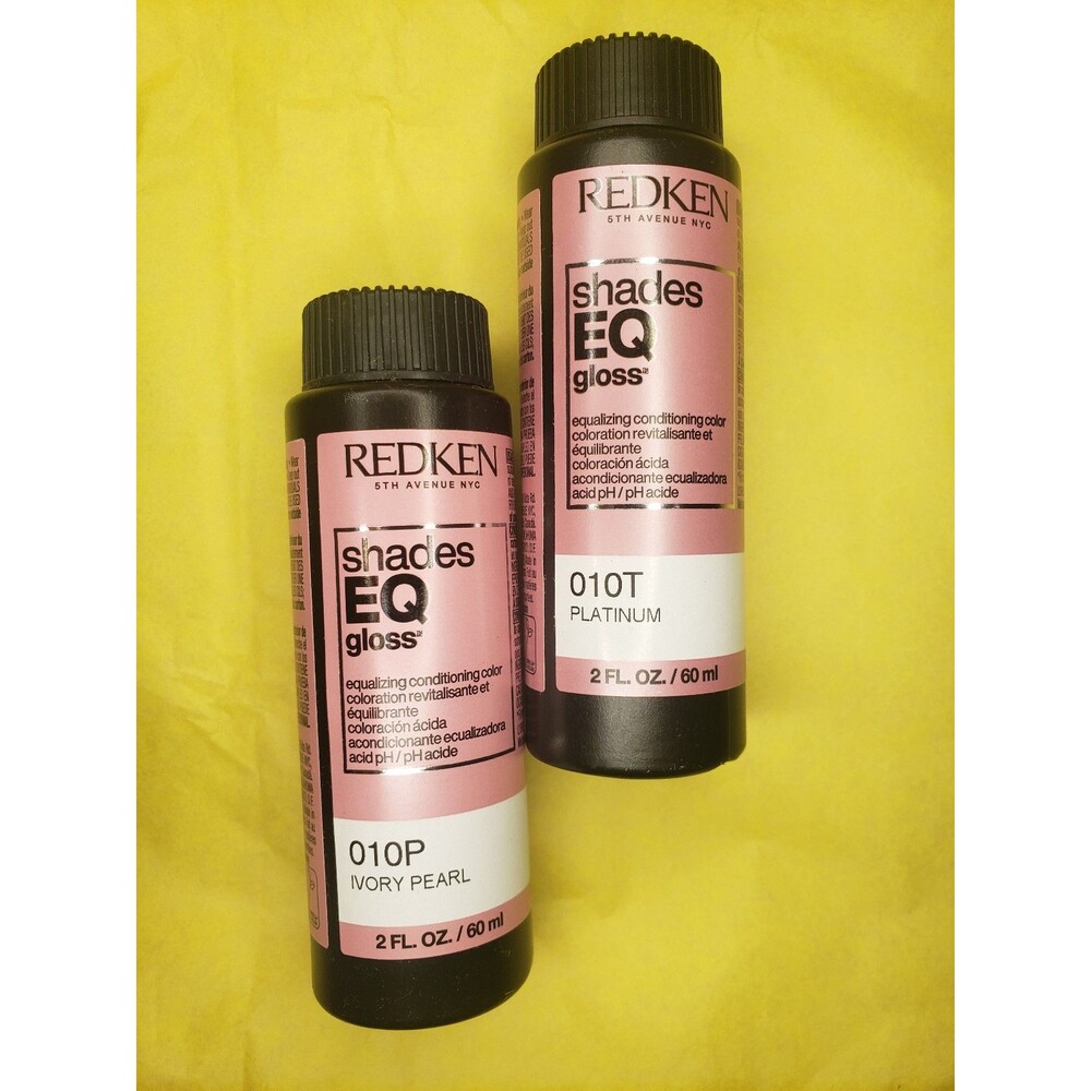 Redken Shades EQ 10T Platinum & 10P Ivory Pearl